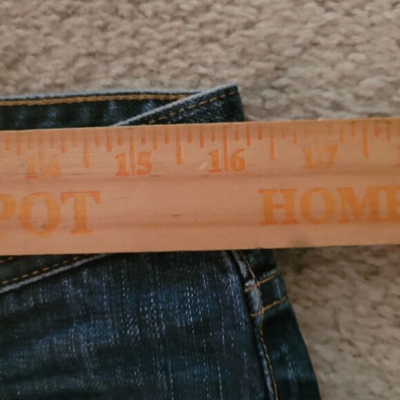 AG Adriano Goldschmied Jeans Mens 32x34 The Prime Blue Bootcut Flare Leg Denim - Picture 7 of 16